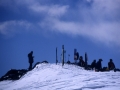 večina alpinistov s smučmi
